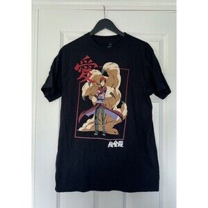 Ripple Junction Vintage 2002-09 Naruto Shippuden Gaara T-Shirt Black Mens Large